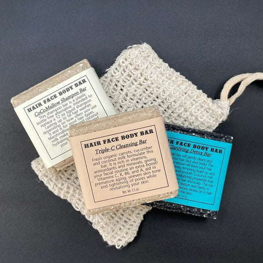 Hair, Face and Body Bar Trio