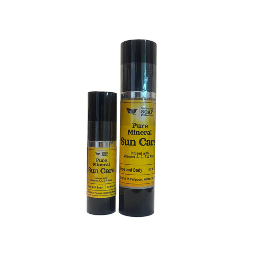 Pure Mineral Sun Care, Infused with Vitamins A, C, E + Aloe